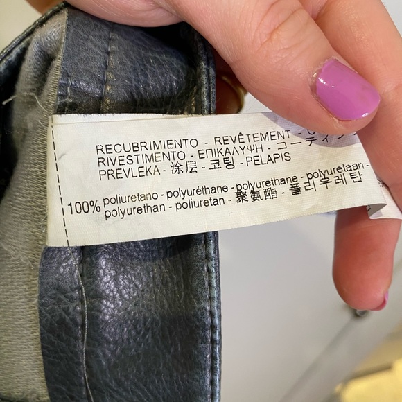 ZARA Mini Faux Leather Skirt - Picture 4 of 7